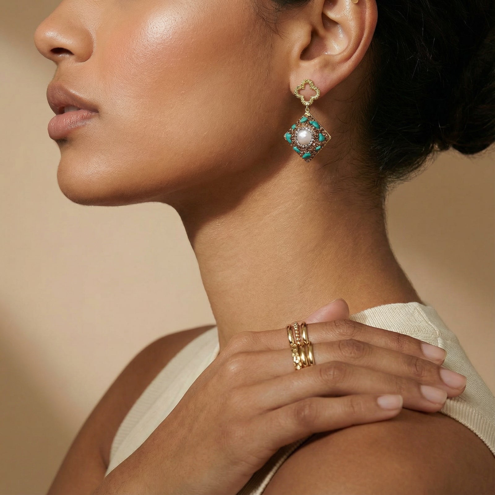 Moroccan Dreams Drop Earrings